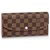 Louis Vuitton LV Emilie wallet new Brown Leather  ref.223313