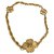 Chanel Colares Dourado Metal  ref.223410
