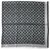 Chal de mezclilla negro Louis Vuitton Seda Lana  ref.223485