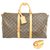 Louis Vuitton Keepall Bandouliere 50 Marrom Lona  ref.223506