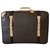 Satellite Louis Vuitton Travel bag Brown Leather Cloth  ref.223532
