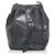 Céline Celine Black Leather Bucket Bag Pony-style calfskin  ref.223569