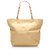 Chanel Brown CC Lambskin Leather Tote Bag Beige  ref.223592