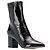 Valentino botas negras de charol Ringstud - vista 2