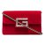 Bolso bandolera de terciopelo rojo Broadway de Gucci Roja Paño  ref.223635
