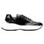 Prada Black Chunky Lace-Up Sneakers White Leather  ref.223668