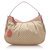 Gucci Brown Diamante Sukey Canvas Shoulder Bag Pink Beige Leather Cloth Pony-style calfskin Cloth  ref.223703