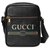 Borsa tote in pelle nera con logo Gucci Nero Multicolore Vitello simile a un vitello  ref.223706