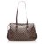 Louis Vuitton Brown Damier Ebene Chelsea Leather Cloth Pony-style calfskin  ref.223750