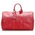Louis Vuitton Red Epi Keepall 45 Rot Leder Kalbähnliches Kalb  ref.223759