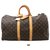 Louis Vuitton Keepall 45 Marrom Lona  ref.223794