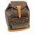 Louis Vuitton Montsouris Brown Cloth  ref.223802