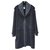 Chanel Multicolour Wool Coat  Sz.34 Dark grey  ref.223824