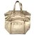 Yves Saint Laurent Large Downtown tote bag White Leather  ref.223870