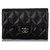 Chanel Black CC Timeless Lambskin Leather Small Wallet  ref.223980