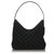 Gucci Black GG Suede Shoulder Bag Leather Pony-style calfskin  ref.224032