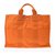 Hermès Convoyeur Arancione Cotone  ref.224054