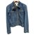 Chanel Jackets Silvery Blue Cotton  ref.224071
