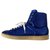 Saint Laurent SL high top sneakers Blue Leather  ref.224129