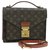 Louis Vuitton Monceau Brown Cloth  ref.224138