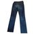 Jean Paul Gaultier calça, leggings Azul Algodão Elastano  ref.224150