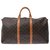 Louis Vuitton Keepall 50 Brown Cloth  ref.224237