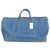 Louis Vuitton Keepall 50 Cuir Bleu  ref.224246