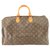 Louis Vuitton Speedy 40 Brown Cloth  ref.224253