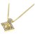 Collar con colgante de diamantes de imitación con logo G dorado de Givenchy Metal  ref.224291