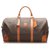 Céline Celine Brown Macadam Travel Bag Dark brown Leather Plastic Pony-style calfskin  ref.224353