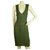Melissa Odabash Khaki Green Knit Stretch Bodycon Mini Sleeveless Dress sz M Viscose  ref.224448