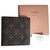 Louis Vuitton monogram Brown Leather Cloth  ref.224513