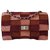Chanel Handbags Red Dark red Suede  ref.224524