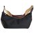 Lancel Handbags Brown Black Leather Nylon  ref.224537