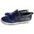 Marc by Marc Jacobs Sneakers Black Blue Leather Fur  ref.224572