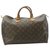 Louis Vuitton Speedy 35 Brown Cloth  ref.224600