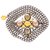 Cintura con catena CC decorata argento Chanel Multicolore Metallo Plastica  ref.224630