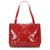 Chanel Red Triple Coco Lackleder-Einkaufstasche Rot  ref.224658