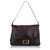 Fendi Black Mamma Forever Leather Shoulder Bag Pony-style calfskin  ref.224672