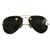 Óculos de sol Ray-Ban Black Aviator Preto Metal  ref.224729