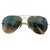 Ray-Ban Blue Aviator Sunglasses Leather  ref.224733