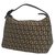 FENDI Zucchino one shoulder Womens shoulder bag beige x brown Leather Cloth  ref.224785