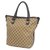 Gucci Shelly Womens tote bag 232970 beige x brown Leather  ref.224792