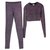 Chanel Supermarket Runway Traje Pantalón De Viscosa Púrpura Metálico Sz 36 Multicolor  ref.224816