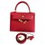 Hermès Hermes Kelly 25 Rouge Vif Chevre GHW Vermelho Cabra  ref.224846