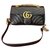 Gucci GG Marmont matelassé mini bag Black Leather  ref.224848