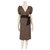 Diane Von Furstenberg Vestido de seda DvF Artie - Estampa Prelúdio de um Beijo Marrom Cru Chocolate Elastano  ref.224851
