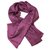 Louis Vuitton burgundy shawl Purple Silk Wool  ref.224860