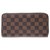 Louis Vuitton Zippy Wallet Toile Marron  ref.224893