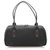 Bolso de hombro de lona con estampado GG en negro de Gucci Cuero Lienzo Becerro Paño  ref.224960